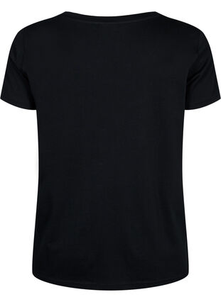 Sport-T-shirt met print, Black w. Graphics, Packshot image number 1