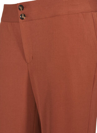 Pantalon classique avec des poches et fermeture boutonnée, Tortoise Shell, Packshot image number 3