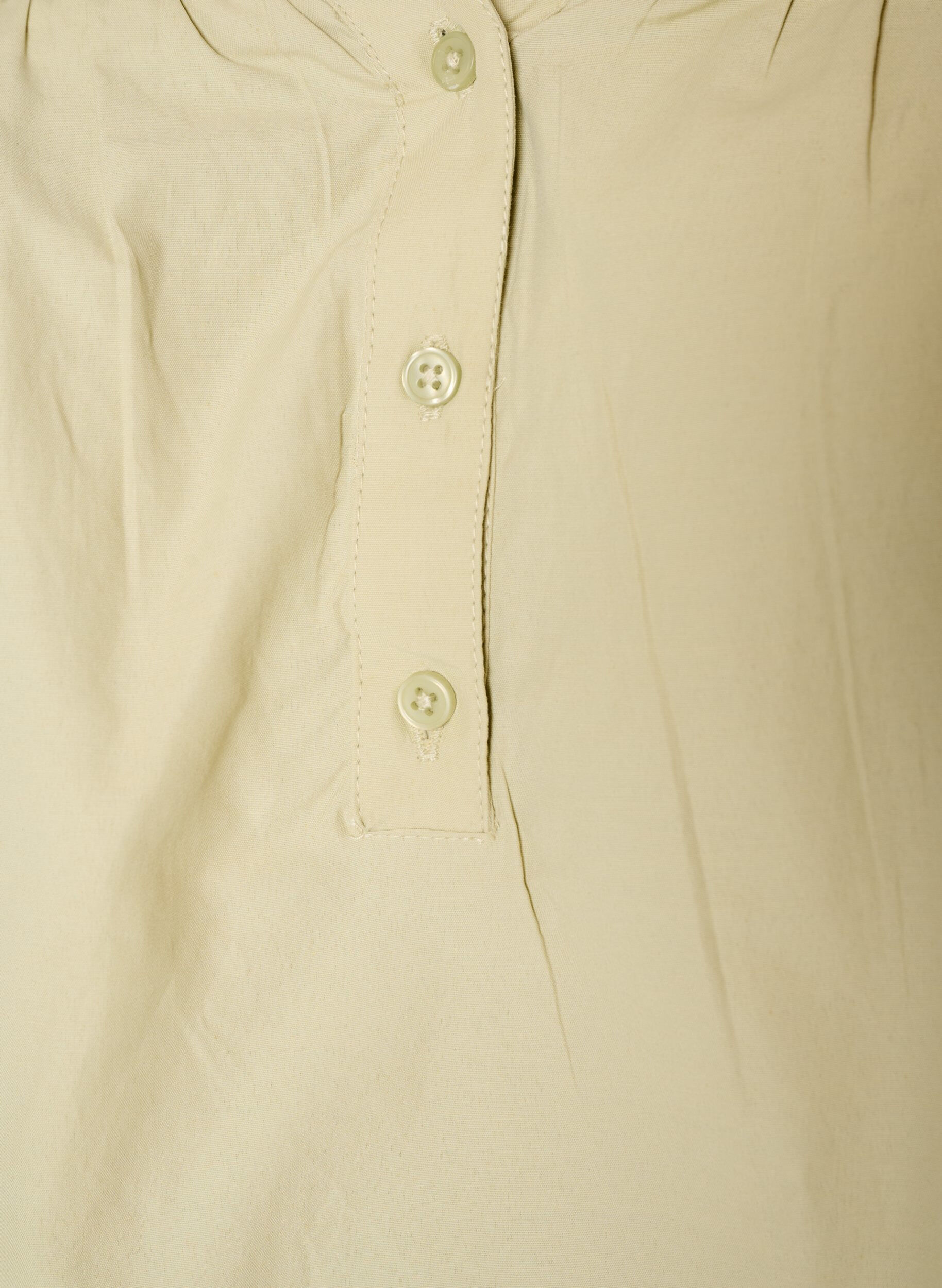 ZizziBlouse met smock en 3/4-mouwen, Groen, Packshot image number 2