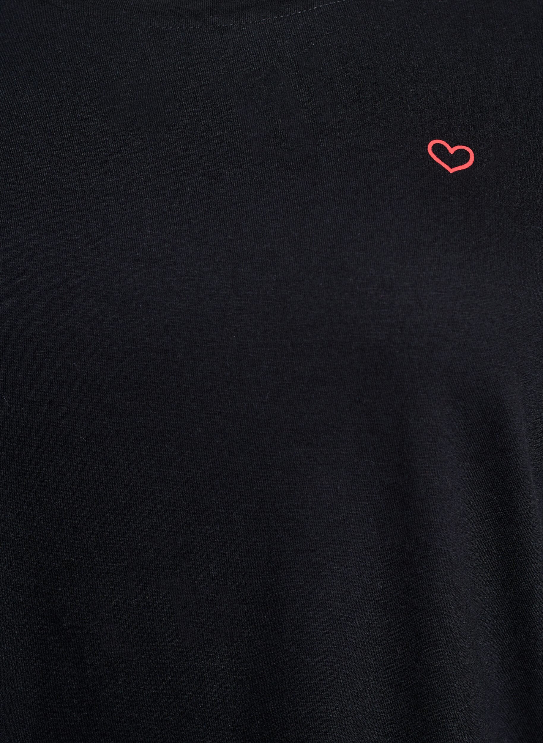 ZizziFLASH - T-shirt met motief, Zwart, Packshot image number 2