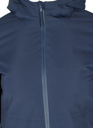 Winterjas met verstelbare taille, Navy Blazer, Packshot image number 2