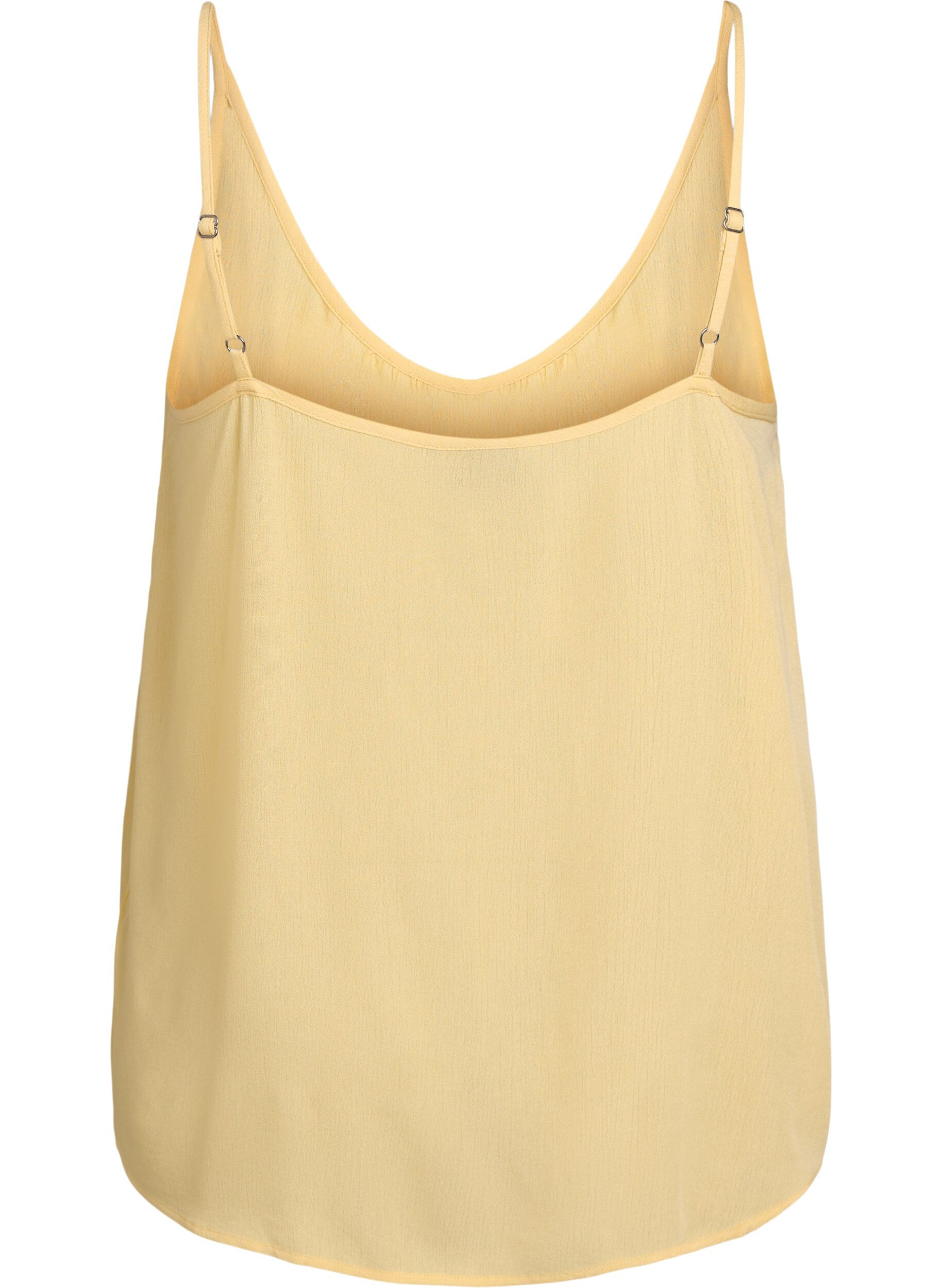 ZizziTop &agrave; bretelles en viscose, Jaune clair, Packshot image number 1