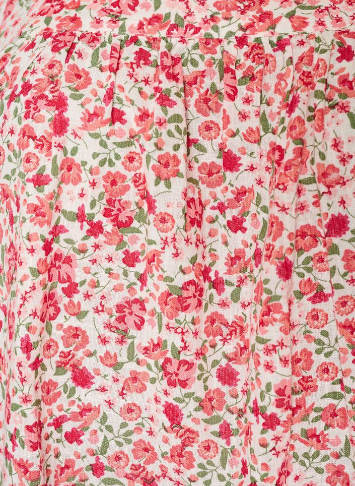 Blouse en coton avec encolure carr&eacute;e, Rouge, Packshot image number 2