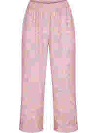 Pantalon de nuit en coton avec imprimé floral