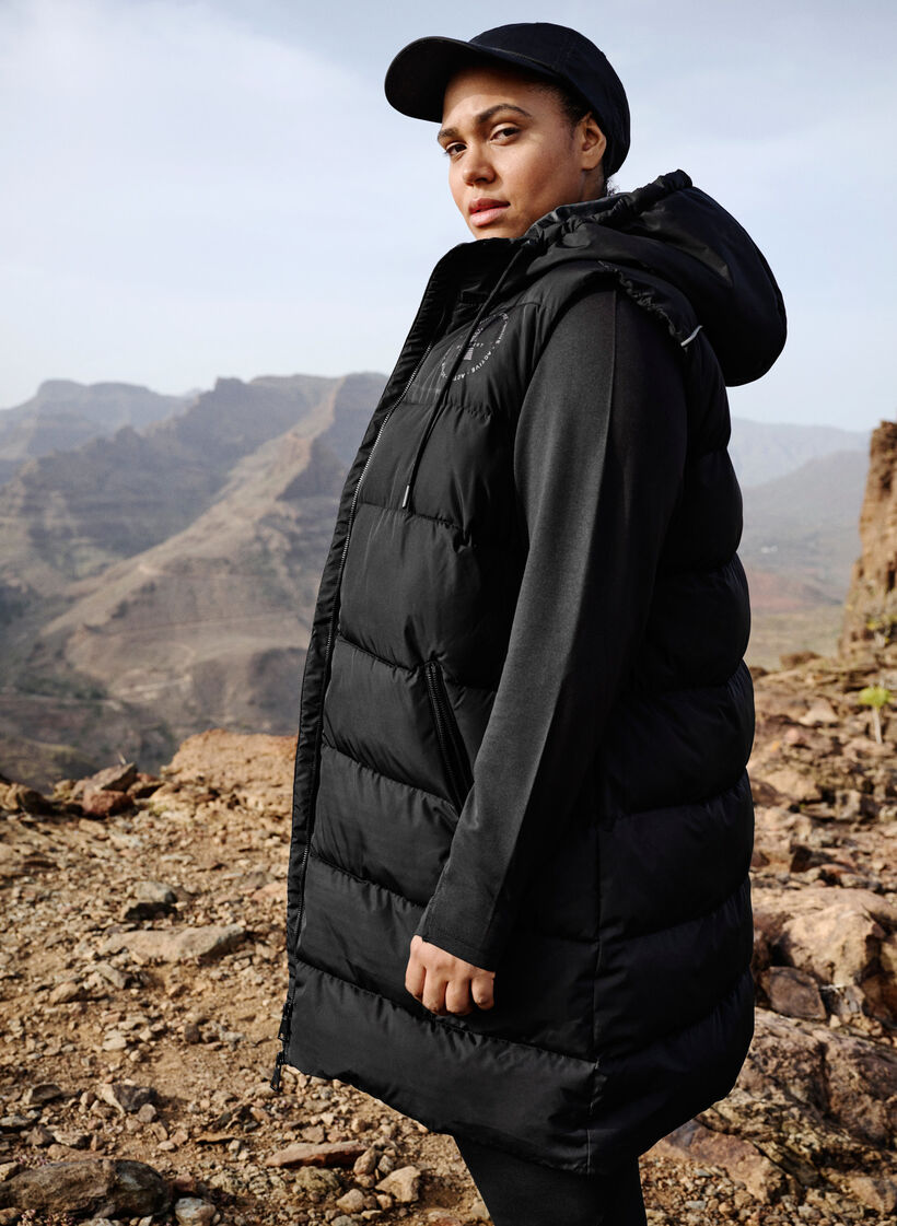 Sweat à capuche sportif avec poches, Black, Image image number 0