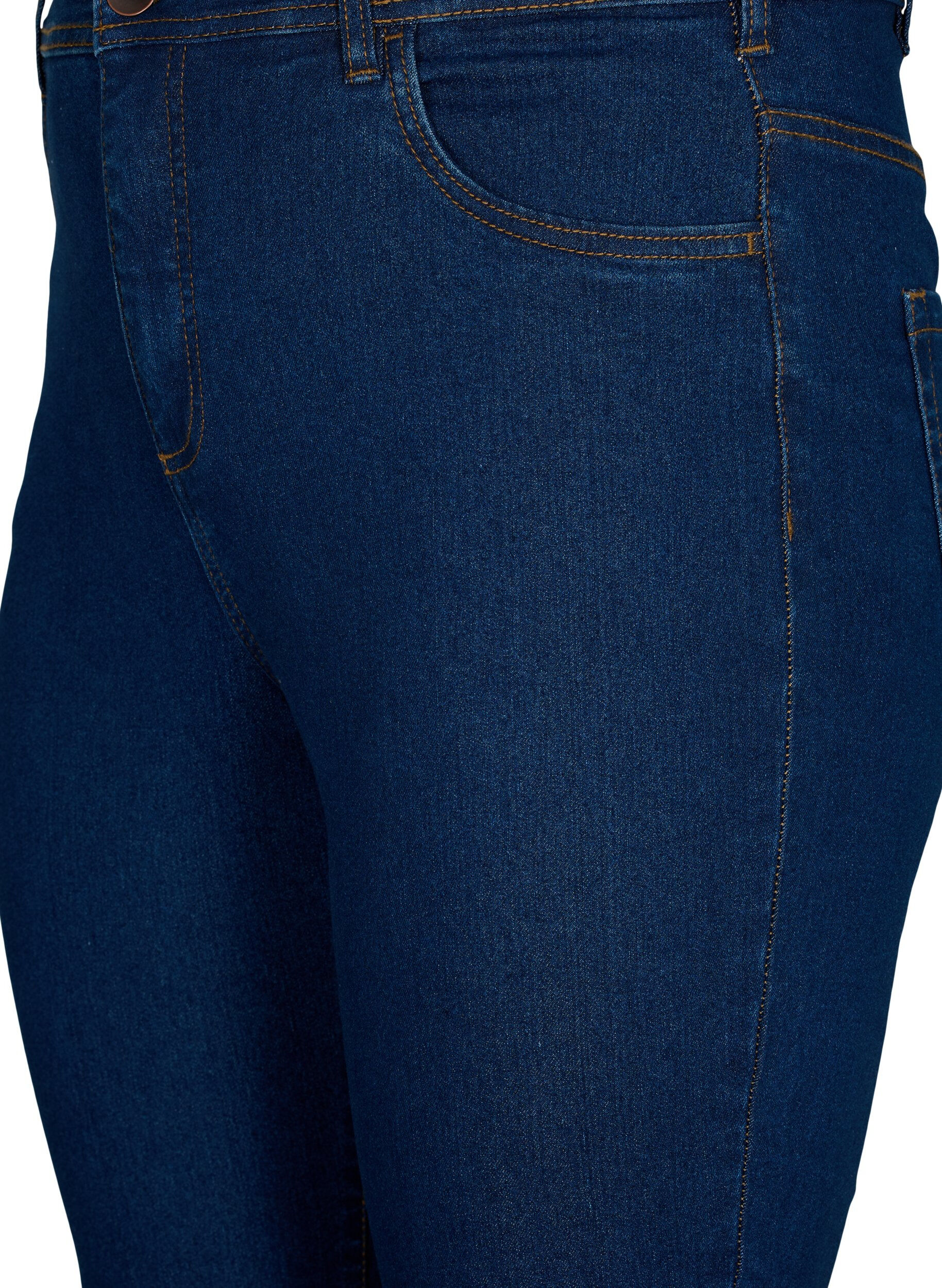ZizziJean taille haute avec coupe bootcut, Bleu, Packshot image number 2