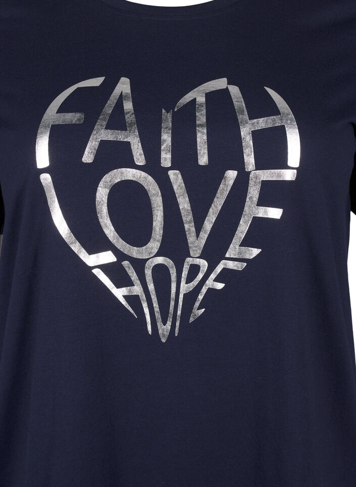 FLASH &ndash; T-shirt imprim&eacute;, Navy B. Silver Faith, Packshot image number 2