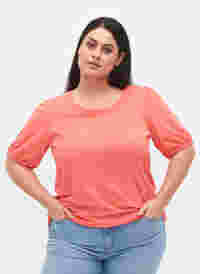 T-shirt en coton avec manches 2/4, Dubarry, Model