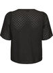 Blouse en broderie anglaise avec fermeture boutonn&eacute;e, Noir, Packshot image number 1