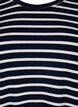 Blouse met lange mouwen en strepen, Evening Blue Stripe, Packshot image number 2