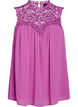 Haut de fête sans manches avec crochet, Violet, Packshot image number 0