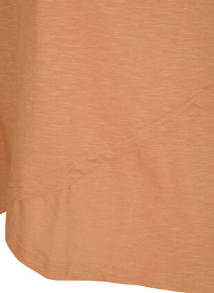 T-shirt en coton à manches courtes, Pecan Brown, Packshot image number 3