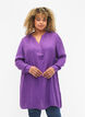 Viscose tuniek met Ton sur Ton patroon, Lavender Violet, Model image number 0