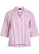 Blouse avec col et manches 3/4, Rose, Packshot image number 0
