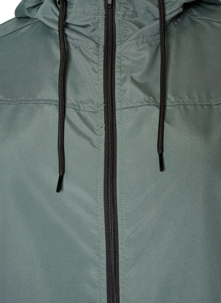 Parka l&eacute;g&egrave;re avec capuche, Vert fonc&eacute;, Packshot image number 2