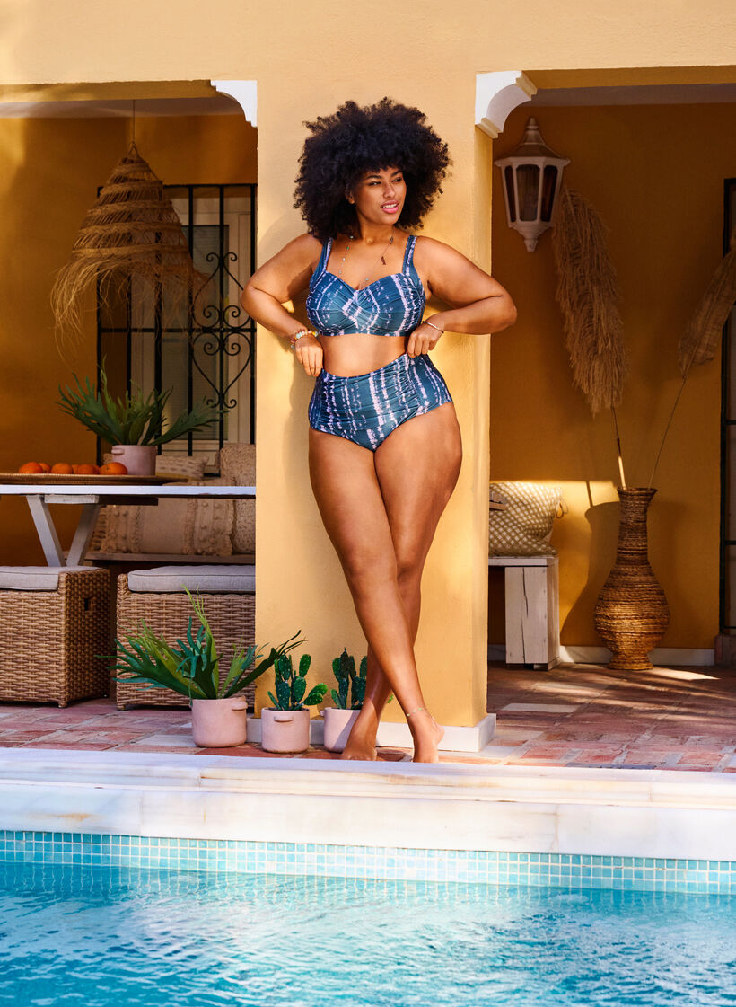 Haut de bikini imprim&eacute;, Tie Dye AOP, Image image number 0