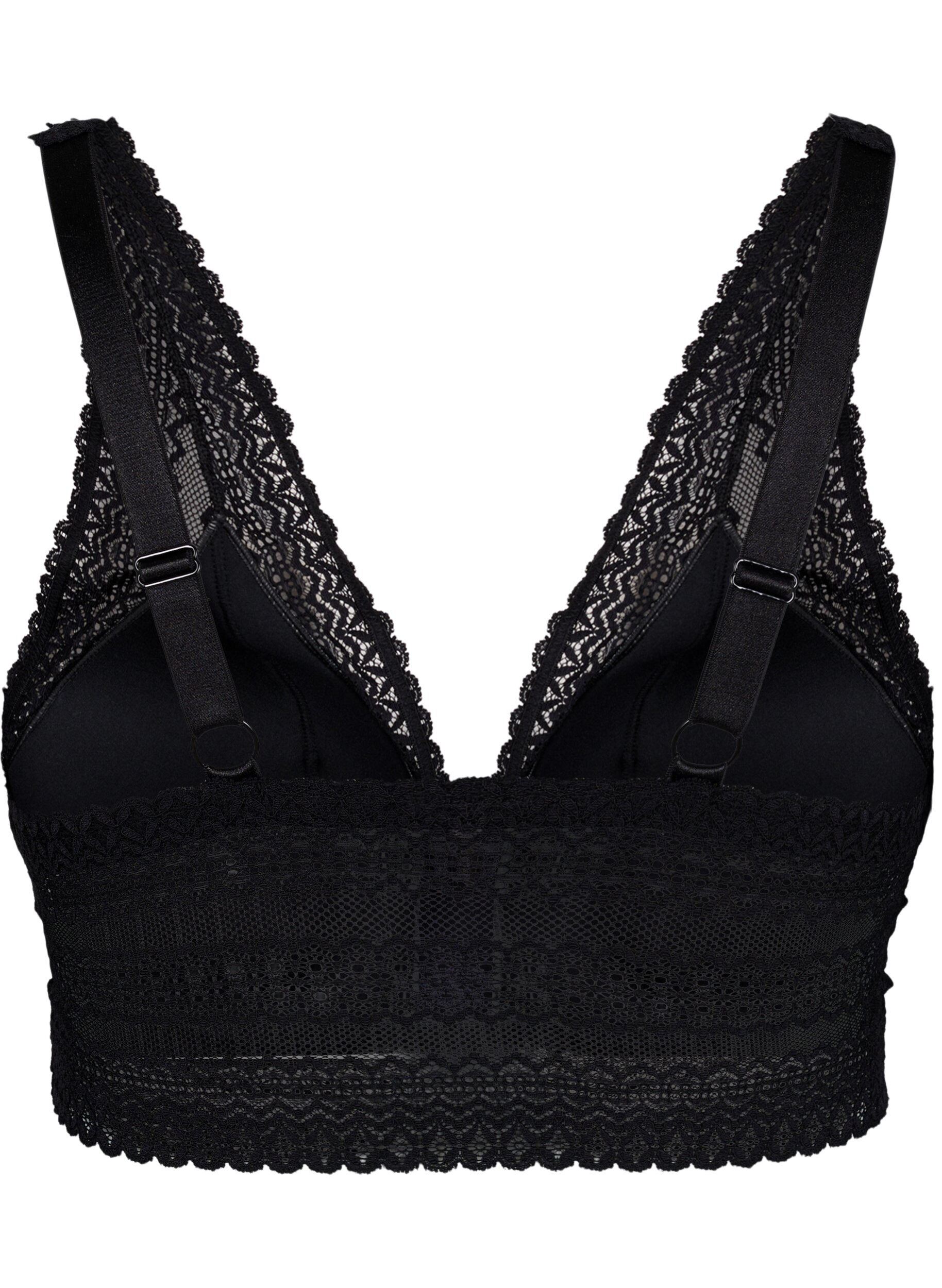 ZizziKanten beha met zachte padding, Black, Packshot image number 1