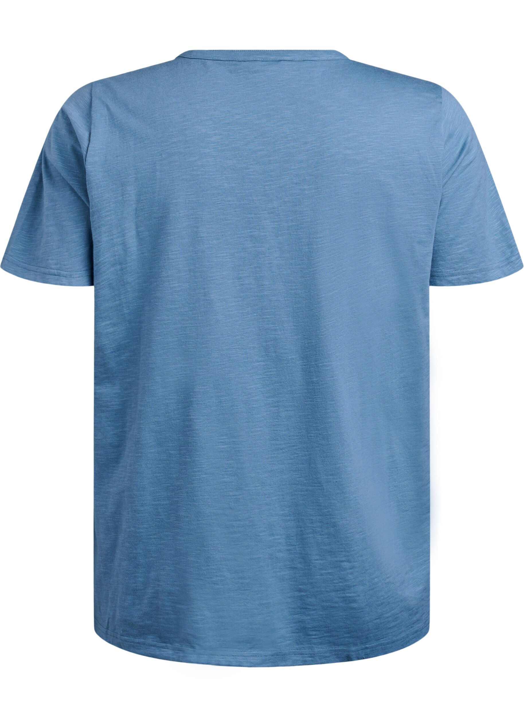 ZizziFLASH - T-shirt met knoopdetail, Blauw, Packshot image number 1