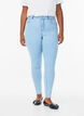 Amy super slim fit jeans met hoge taille, Blauw, Model image number 2