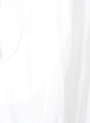 Robe en coton à manches courtes, White, Packshot image number 3