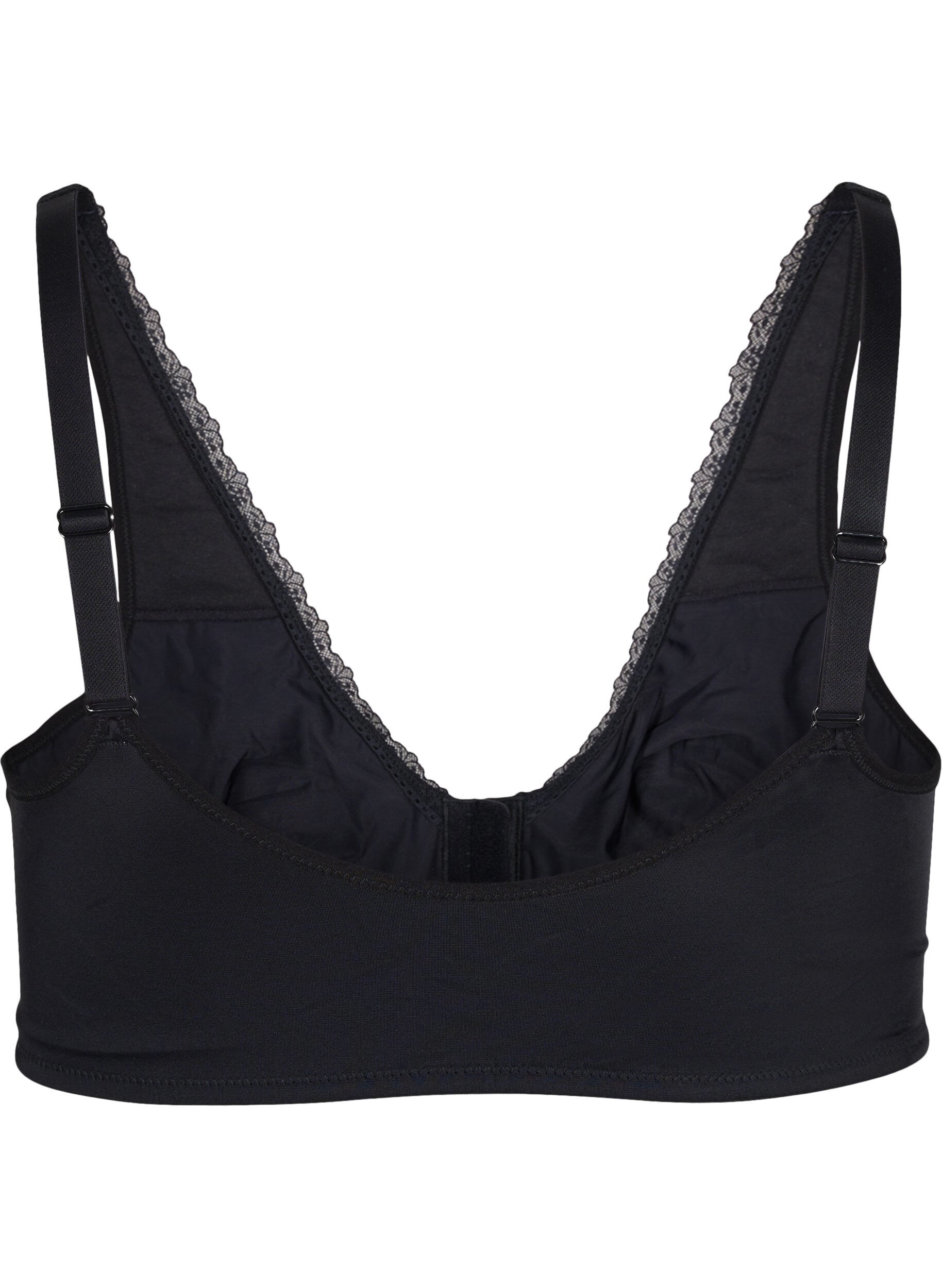 Zizzi Soutien-gorge avec fermeture frontale, Black, Packshot image number 1