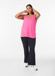 Sports top with V-neck, Rose, Model image number 1