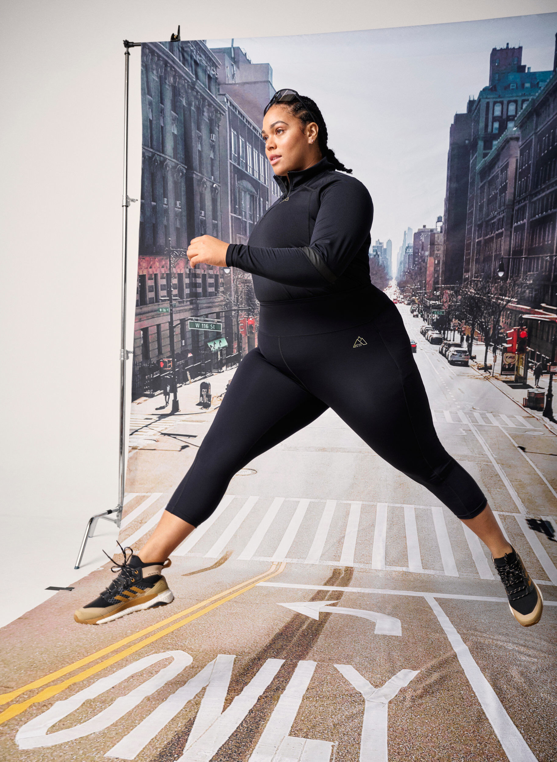 ZizziBlouse voor onder een trui met zakken en mesh, Black, Image image number 0