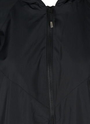 Veste courte avec fermeture éclair et capuche, Black, Packshot image number 2