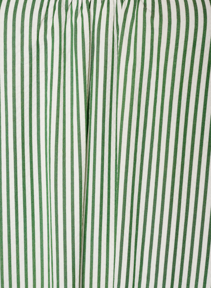 Robe d'&eacute;t&eacute; &agrave; rayures et &agrave; forme en A, Vert clair, Packshot image number 2