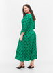 Robe midi à pois en viscose, Jolly Green Dot AOP, Model image number 1