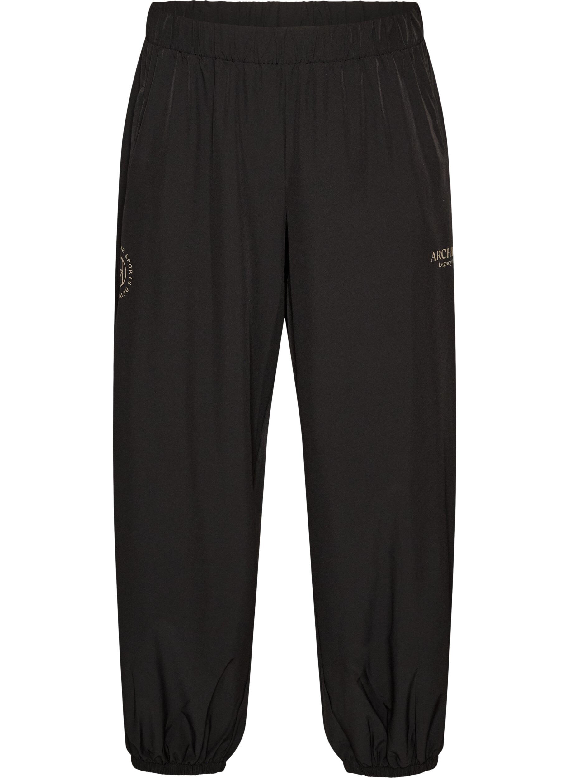 ZizziTrainingsbroek met ballonpijpen, Zwart, Packshot image number 0