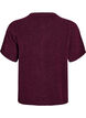 Gebreide kleding vest met korte mouwen, Donker Bordeaux, Packshot image number 1