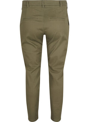 Pantalon chino classique avec poches, Army, Packshot image number 1