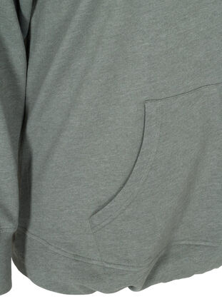 Sweat chiné avec capuche et poche, Balsam Melange, Packshot image number 3