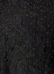 Jacquard blouse met sprankelende details en pofmouwen, Zwart, Packshot image number 2