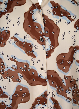 Tunique à motifs avec boutons, Camouflage AOP, Packshot image number 2