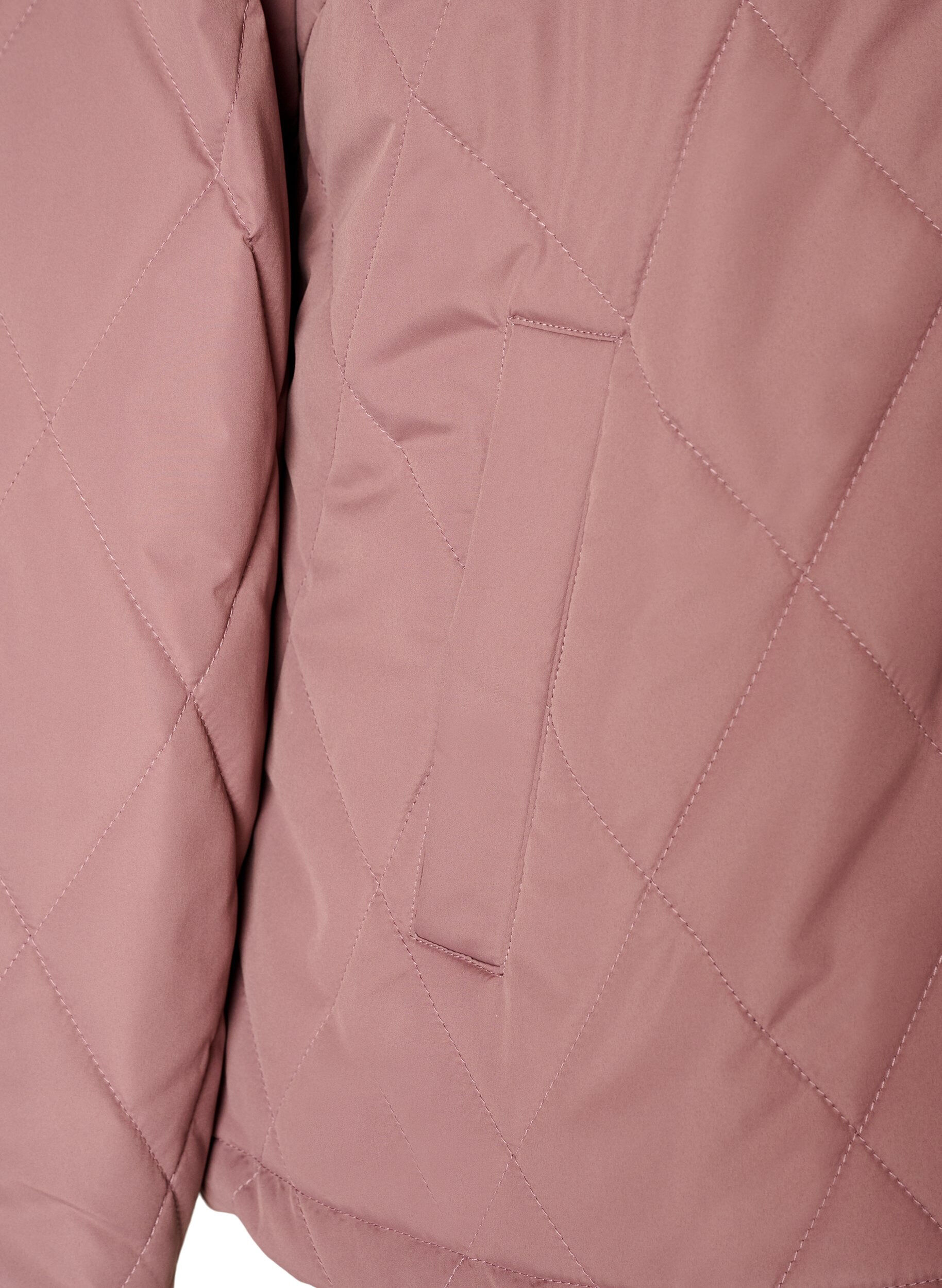 ZizziVeste l&eacute;g&egrave;rement matelass&eacute;e en losange, Rose, Packshot image number 3