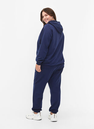 Pantalon de survêtement avec poches, Medieval Blue, Model image number 1