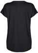 T-shirt long de sport, Noir, Packshot image number 1