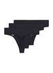 String en dentelle dans un pack de 3, Noir, Packshot image number 1