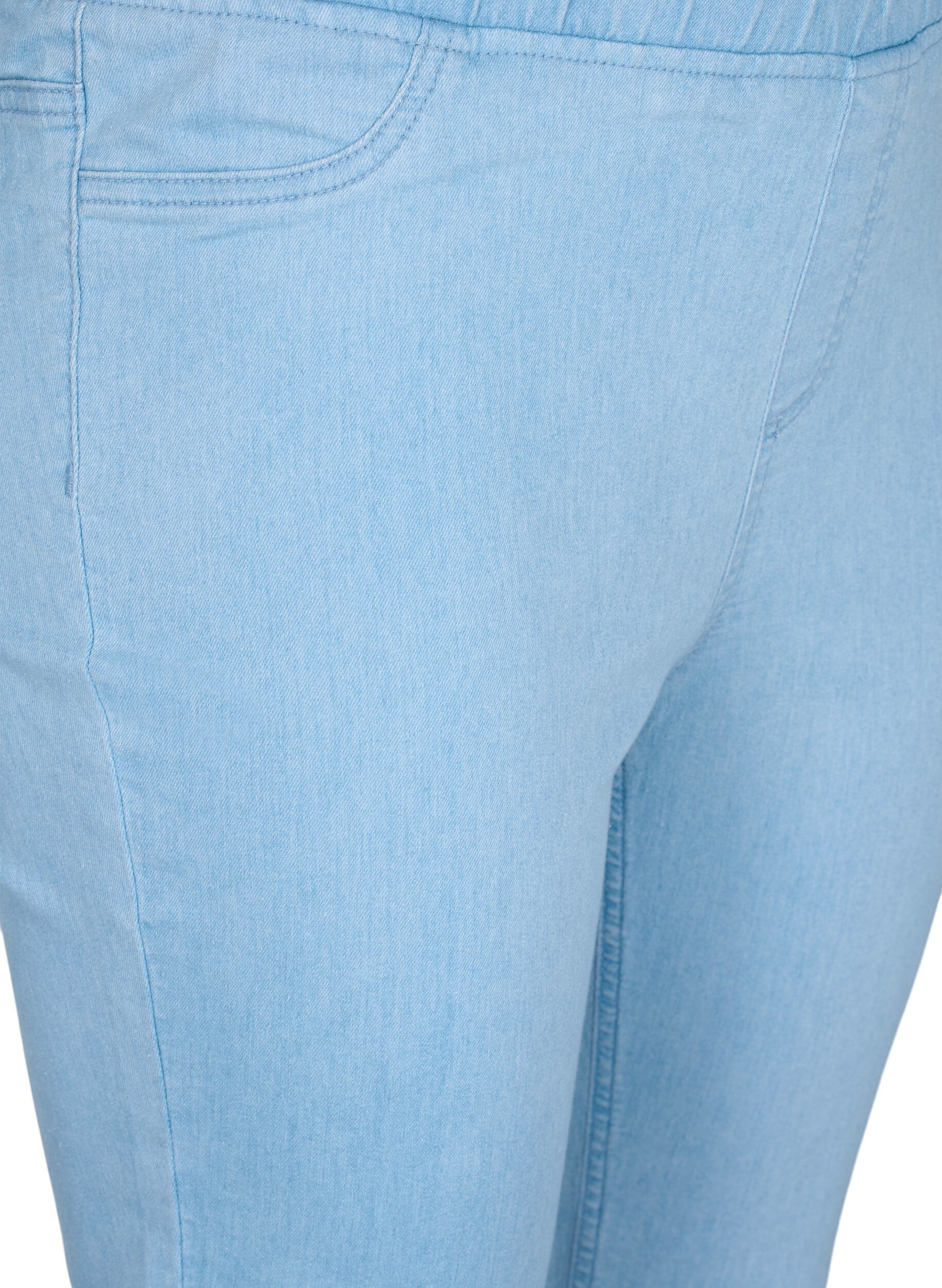 ZizziJeggings met zakken, Light blue, Packshot image number 2