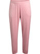 Velours broek met ingebosd patroon, Roze, Packshot image number 0