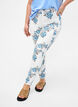 Superslanke Amy jeans met bloemenprint, Wit, Model image number 2
