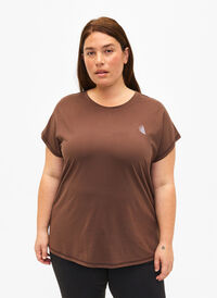 Sport T-shirt met korte mouwen, Chocolate Martini, Model