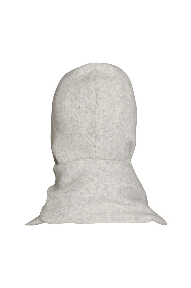 Gebreide sjaal met capuchon, Grijs, Packshot image number 1