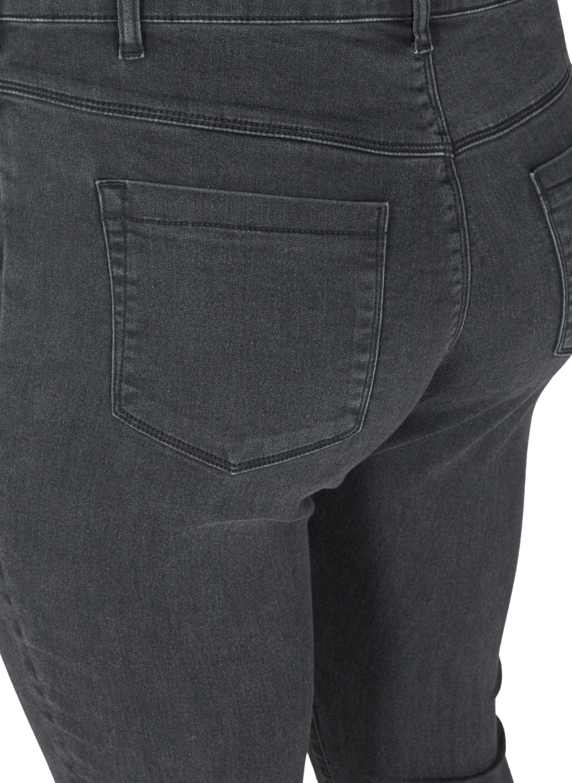 ZizziJeggings van katoenmix, Grey Denim, Packshot image number 2