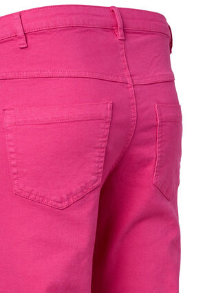 Jeans Emily à taille normale et coupe ajustée, Shock. Pink, Packshot image number 2
