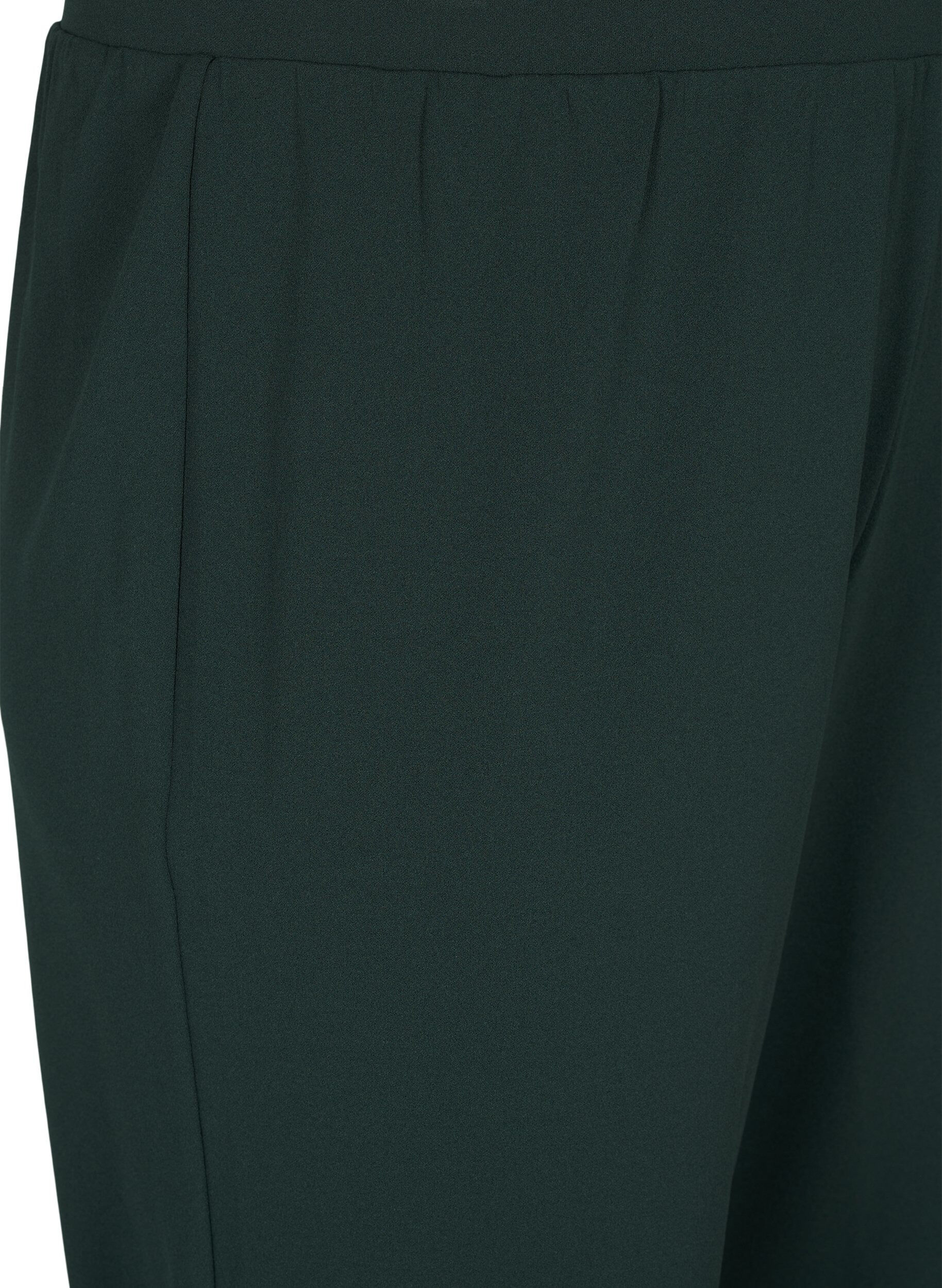 ZizziBroek met rechte pasvorm, Groen, Packshot image number 2