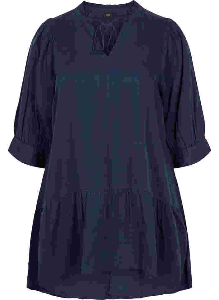 Robe à manches 3/4, Navy Blazer, Packshot image number 0