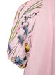 Blouse met bloemenprint mouwen en strikdetail, Roze, Packshot image number 3